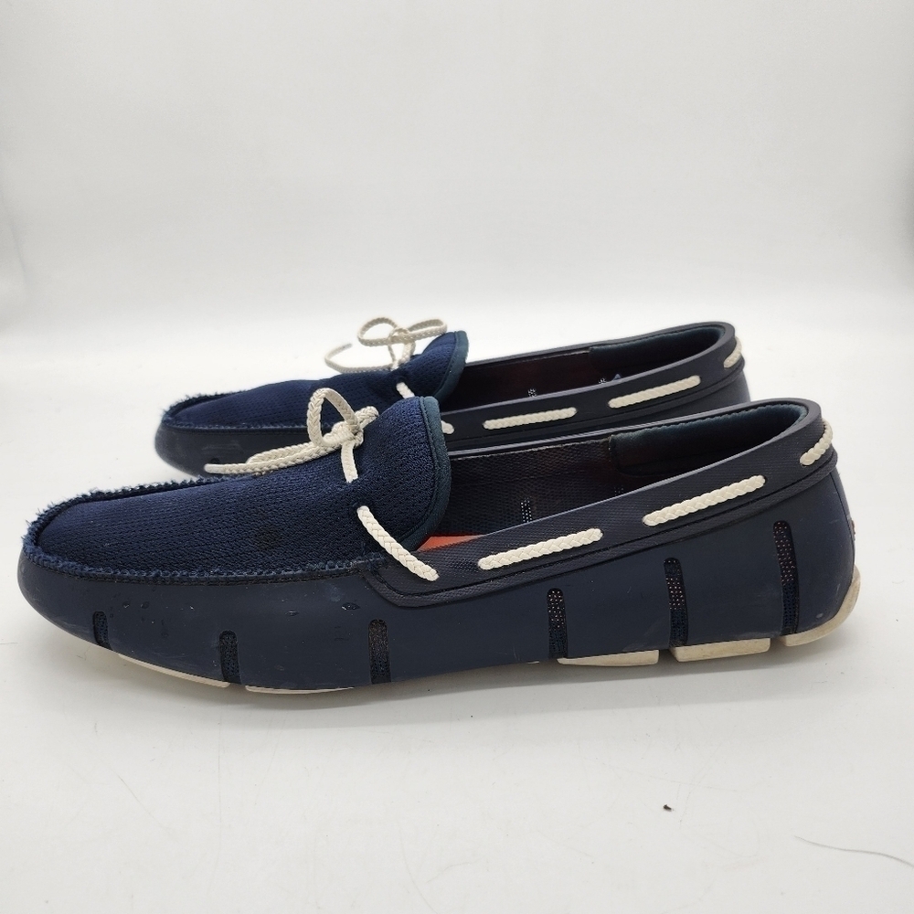 SWIMS Shoe Men 13 Breeze Knit Wave  Slip On Penny Loafer Walking Drive Comfort